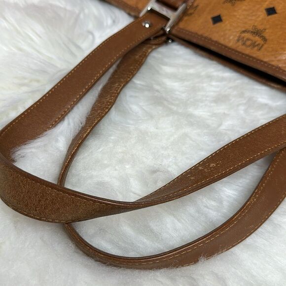 💯Authentic MCM Cognac Tote Handbag🍀 - Picture 13 of 16